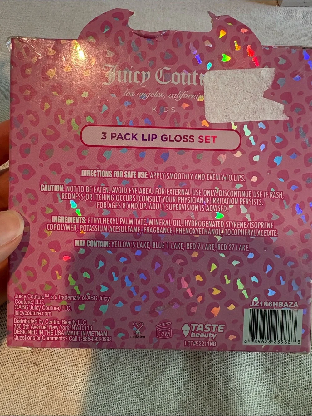 Juicy Couture Kids 3-Pack Lip Gloss Set